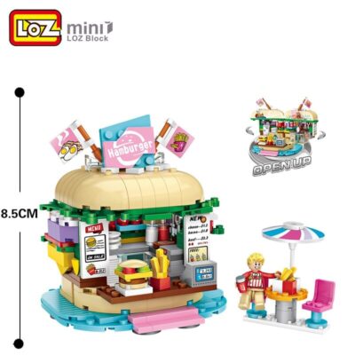 LOZ 1730 Mini Blocks Burger Shop Building Blocks Toys - SEMBO Shop
